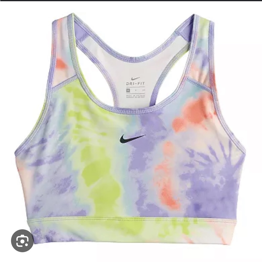 Nike Womens Dri-FIT Swoosh Tie Dye Sports Bra